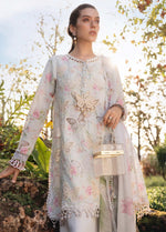 M Prints by Maria B Stitched Lawn 3 Piece Suit D-01 B - Summer Collection