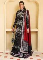 Suffuse Stitched | Luxury Lawn 25 | KIRAN / BLACK / Lawn