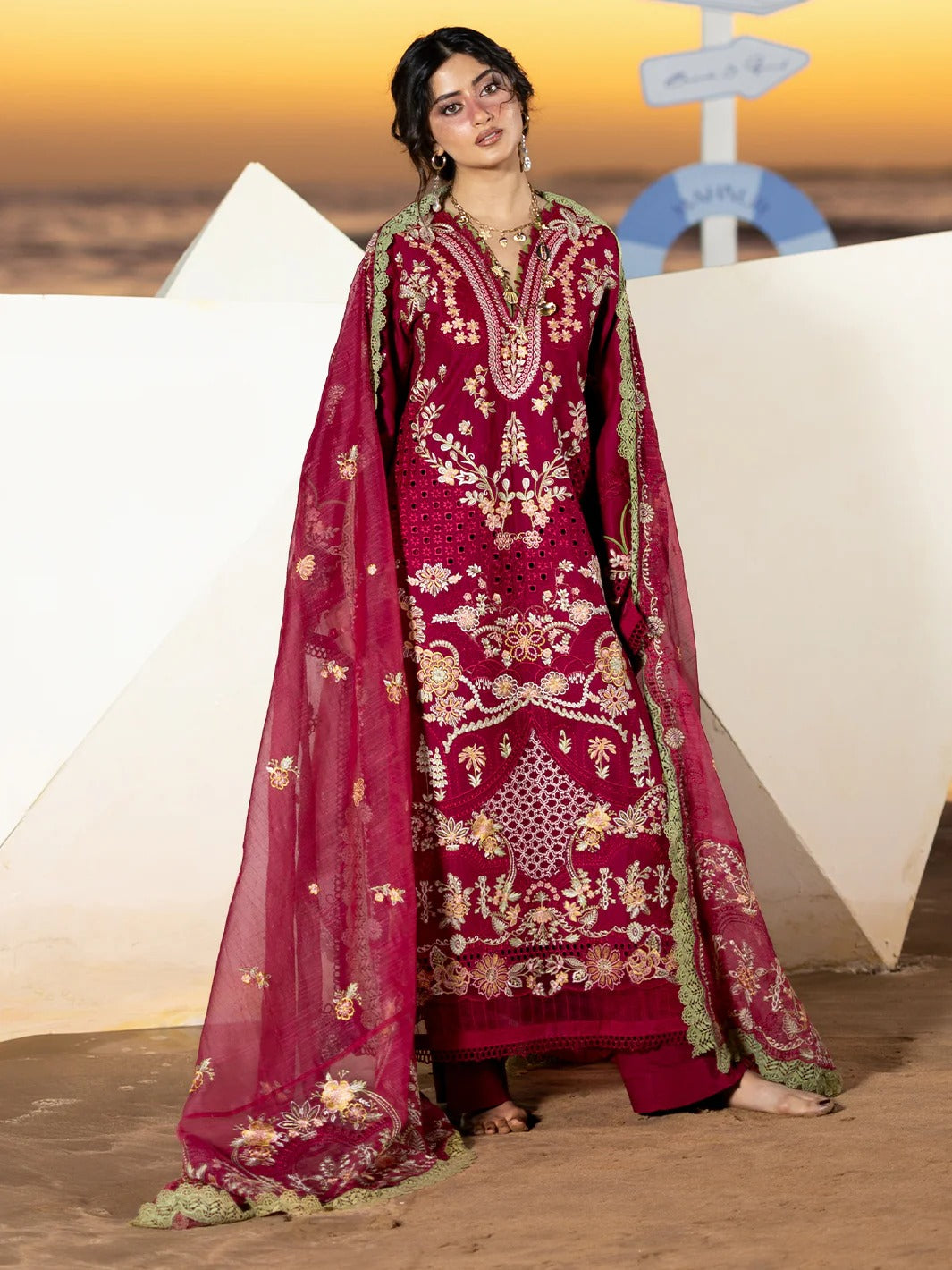 Eid 2026 Sirene Luxury Lawn Stitched S-09