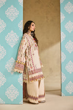 Florent one-nation Digital Printed Embroidered 3 piece stitched suit FON - 7B