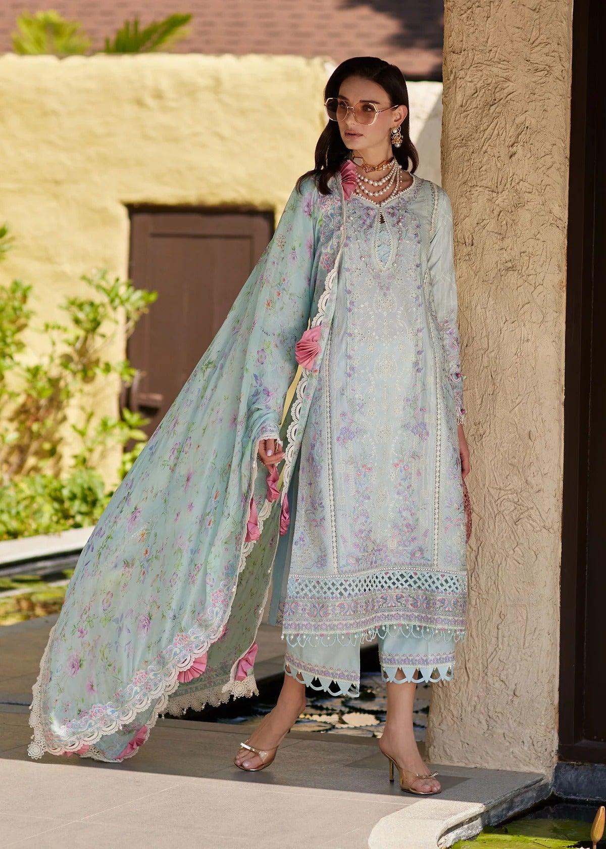 Kanwal Malik Ariya Luxury Lawn 2026 Stitched Embroidered Suit | Elora