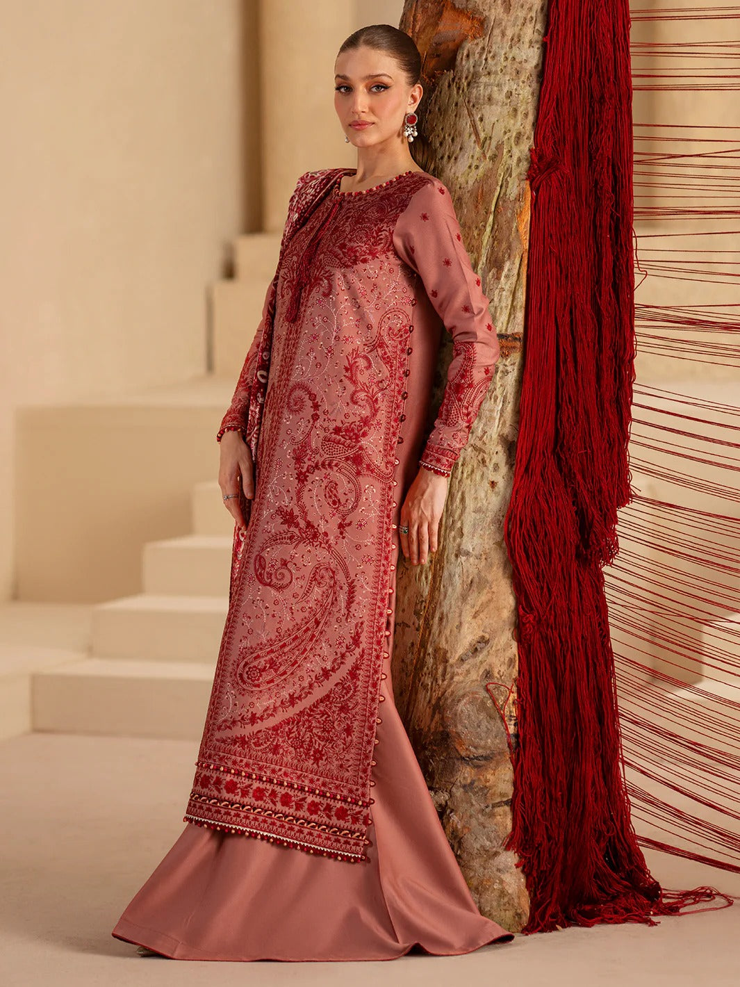 Saqqara-fall-winter Stitched 161 - B | 3 PC EmbroideredKotrai