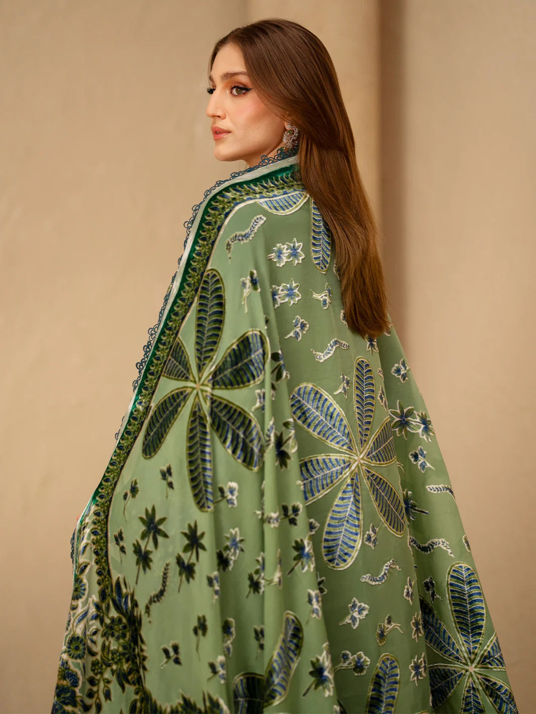 Saqqara-fall-winter Stitched 164 - B | 3 PC EmbroideredKotrai