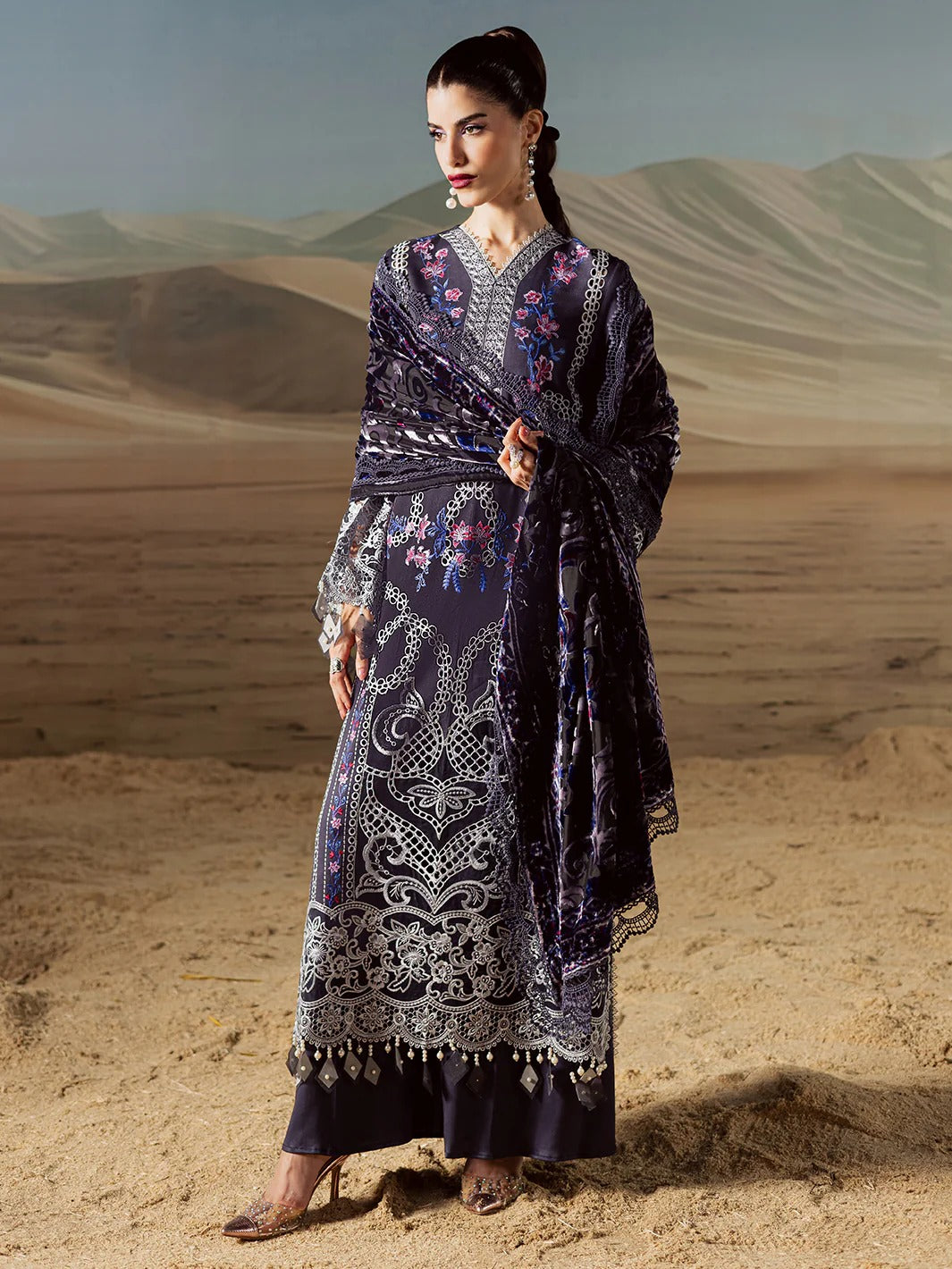 Amelia Luxury Winter '25 CK-005 | 3 PC Kotrai