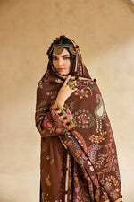 Florent one-nation Digital Printed Embroidered 3 piece stitched suit FON - 2B