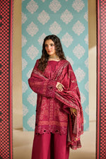 Florent one-nation Digital Printed Embroidered 3 piece stitched suitFON - 8B