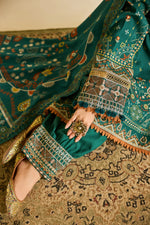 Florent one-nation Digital Printed Embroidered 3 piece stitched suit FON - 1B