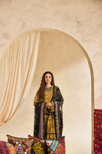 Florent one-nation Digital Printed Embroidered 3 piece stitched suit FON - 5A