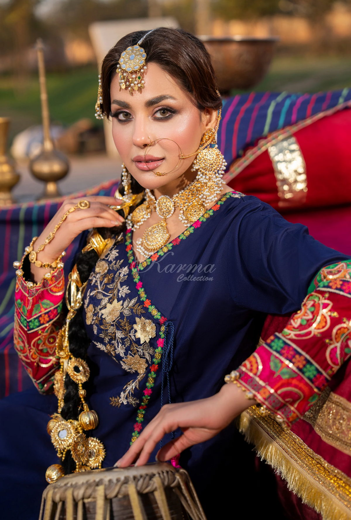 Chaand-Raat BY Karma Collection INDIGO KC-1552