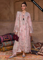 CRIMSON LAVENDER FALL - D5A STITCHED