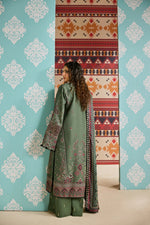 Florent one-nation Digital Printed Embroidered 3 piece stitched suit FON - 6B