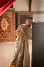 Florent shades-of-winter 3 piece stitched suit Embroidered Shirt With Embroidered Shawl FWS - 5B