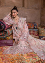 CRIMSON LAVENDER FALL - D5A STITCHED