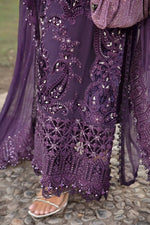 Maria B stitched Luxury Embroidered 3 Piece Chiffon inspired Suit | MPC-24-102