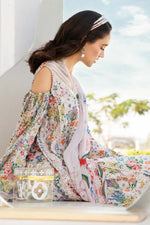 Maria B M Print | 3 Piece Stitched Printed Lawn Suit | MPT-2507-A
