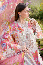 Maria B M Print | 3 Piece Stitched Printed Lawn Suit |MPT-2509-B