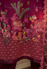 Karma CollectionWinter 2024 Aangan II -1409| BERRY MAROON