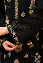 Karma Collection Winter 2024 Aangan II -1406 | JET BLACK