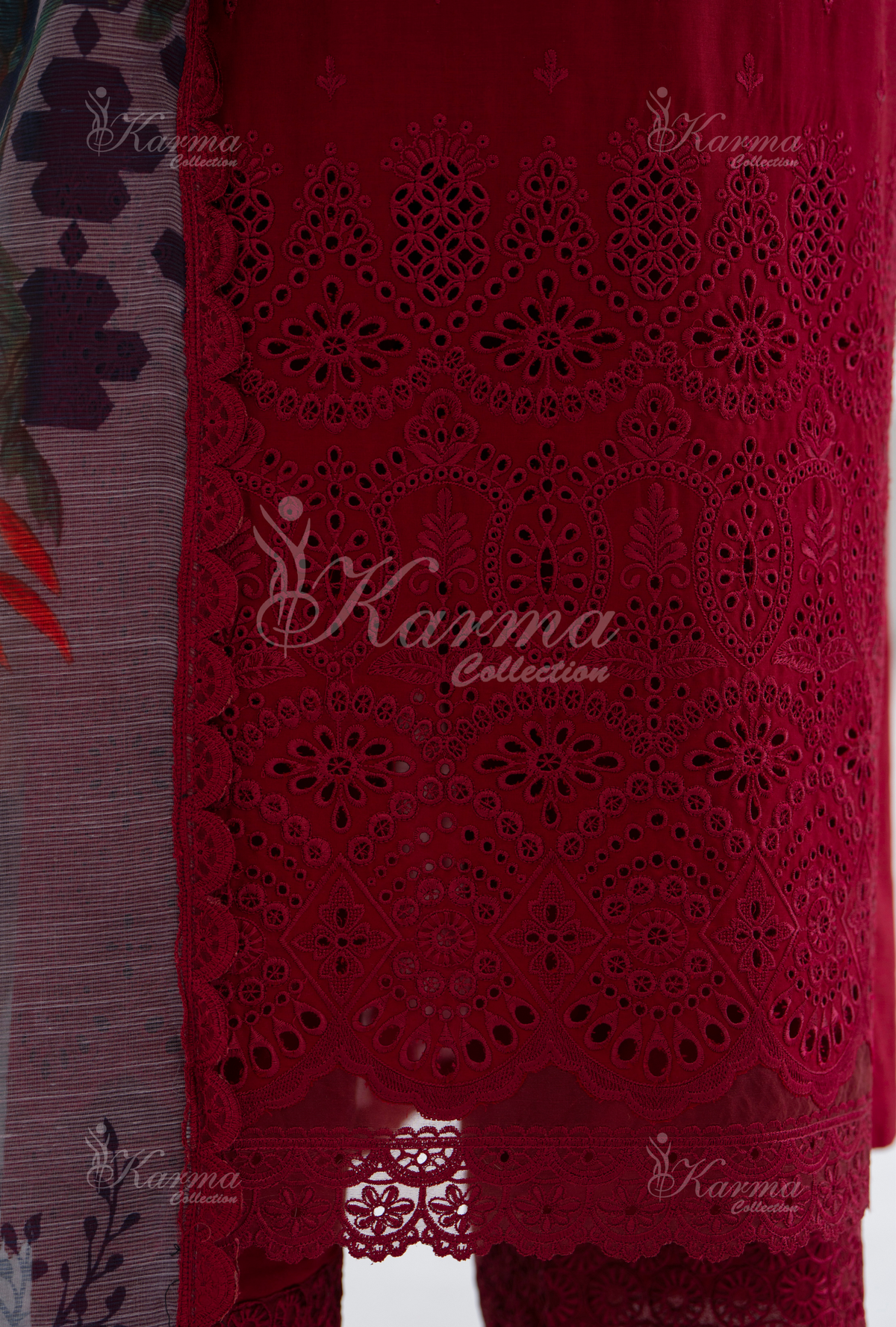 Afsana By KARMA COLLECTION (1393) Rose Chikankari Edit Latest Volume 2