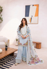 Farshi Shalwar with Embroidered Karma CollectionPOWDER BLUE SKU:KC-1480