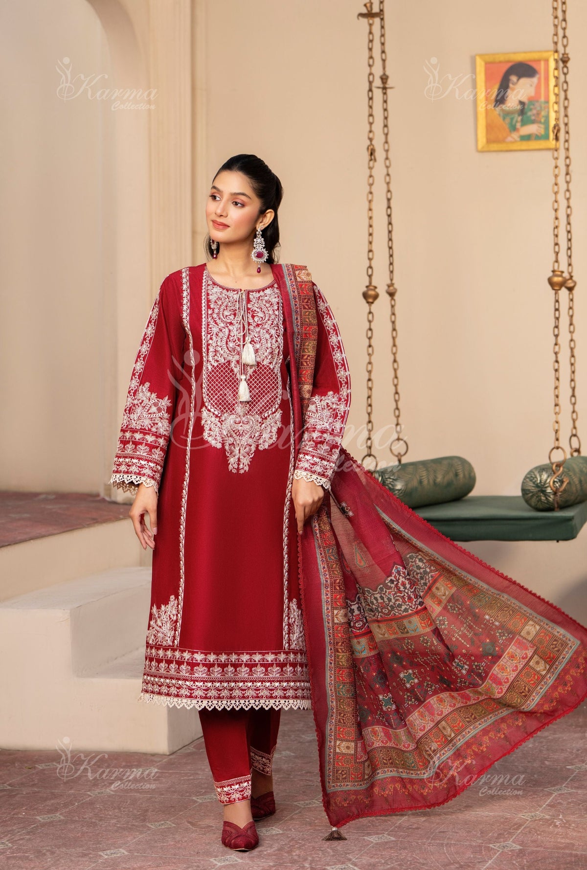 Karma Collection Saffron Red KC-1425