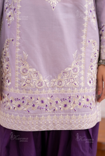 Farshi Shalwar with Embroidered Karma CollectionMAUVE DUSK SKU:KC-1484