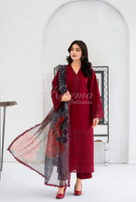 Afsana By KARMA COLLECTION (1393) Rose Chikankari Edit Latest Volume 2