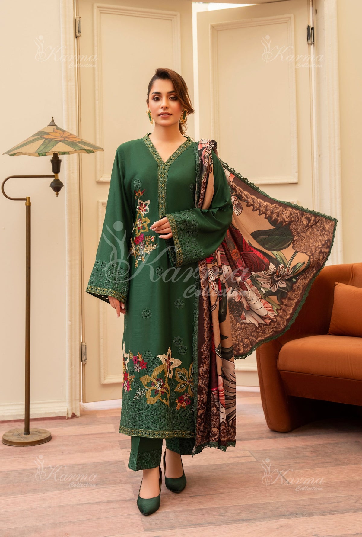 Karma Collection Winter 2024 Aangan II KC -1407 | VIRIDIS