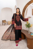 Farshi Shalwar with Embroidered Karma CollectionCHARCOAL LUXE SKU:KC-1477