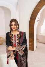 Farshi Shalwar with Embroidered Karma CollectionONYX NOIR SKU:KC-1479