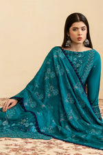 Reet By Ramsha - Three piece embroidered karandi suits with embroidered karandi shawls stitched & embellished | Original Ramsha Karandi Collection 2024 | R-1206
