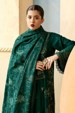 Reet By Ramsha - Three piece embroidered karandi suits with embroidered karandi shawls stitched & embellished | Original Ramsha Karandi Collection 2024 | R-1201