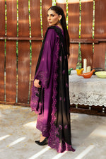 Reet By Ramsha - Three piece embroidered karandi suits with embroidered karandi shawls stitched & embellished | Original Ramsha Karandi Collection 2024 | R-1106