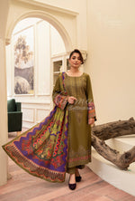 Karma Collection Winter 2024 Aangan II KC-1410 | OLIVE