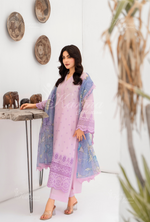 Afsana By KARMA COLLECTION (1388) Pastel PinkChikankari Edit Latest Volume Causal 3 piece Suit