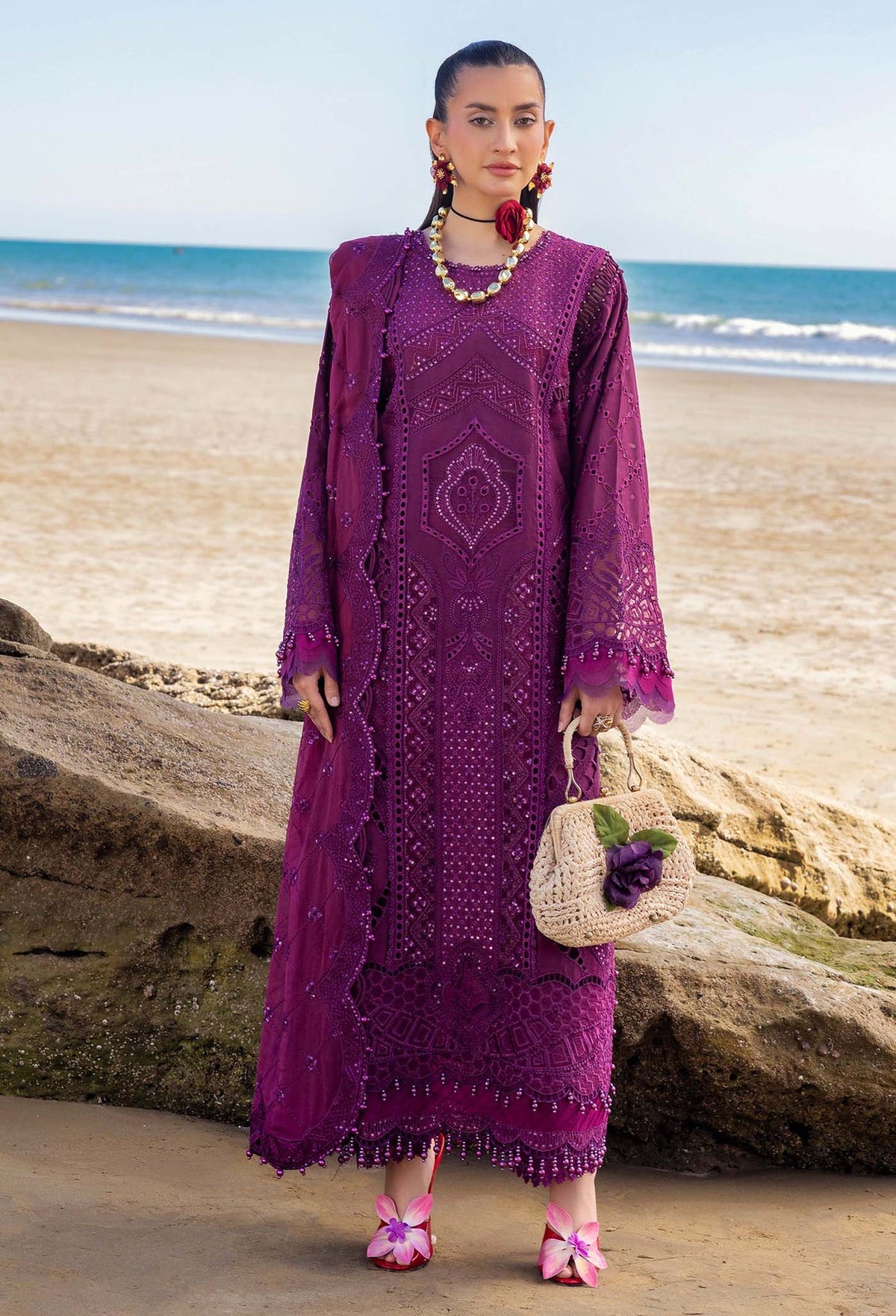 Eid Luxury Lawn | LASSERKARI By Adan's Libas | 03344