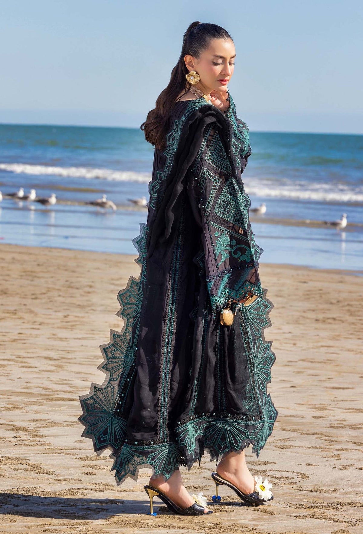 Eid Luxury Lawn | LASSERKARI By Adan's Libas | 03347
