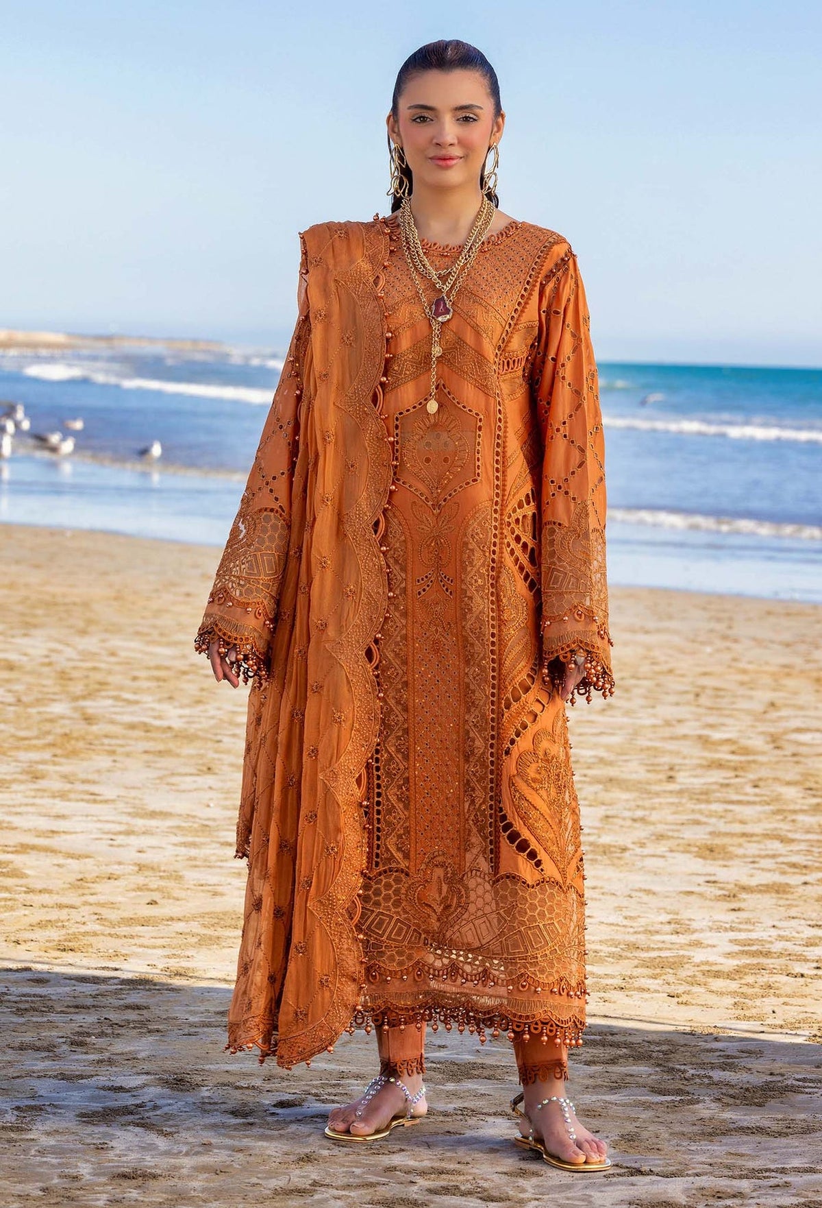 Eid Luxury Lawn | LASSERKARI By Adan's Libas | 03345