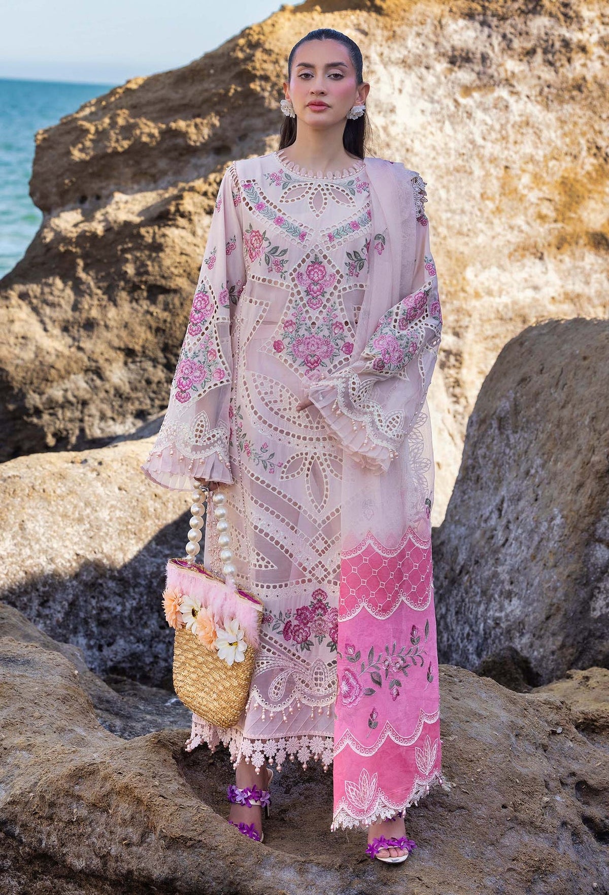 Eid Luxury Lawn | LASSERKARI By Adan's Libas | 03341