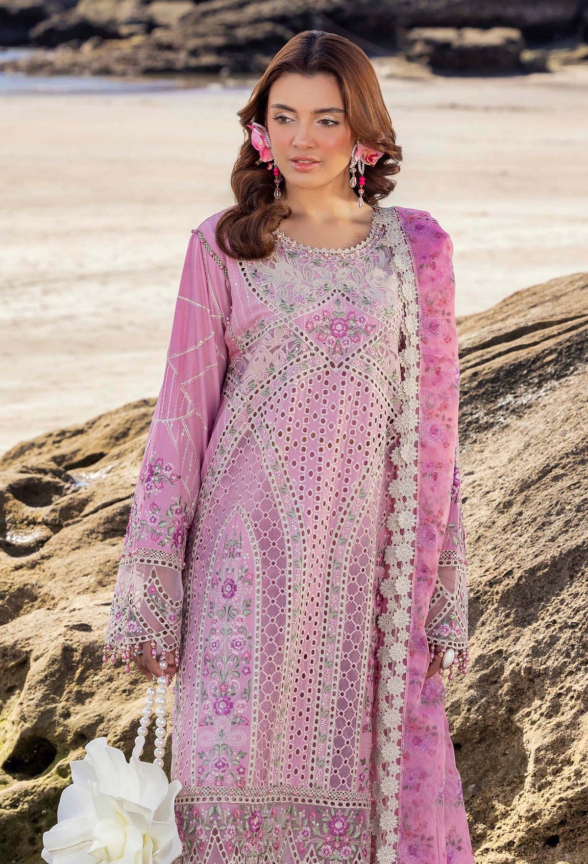 Eid Luxury Lawn | LASSERKARI By Adan's Libas | 03349