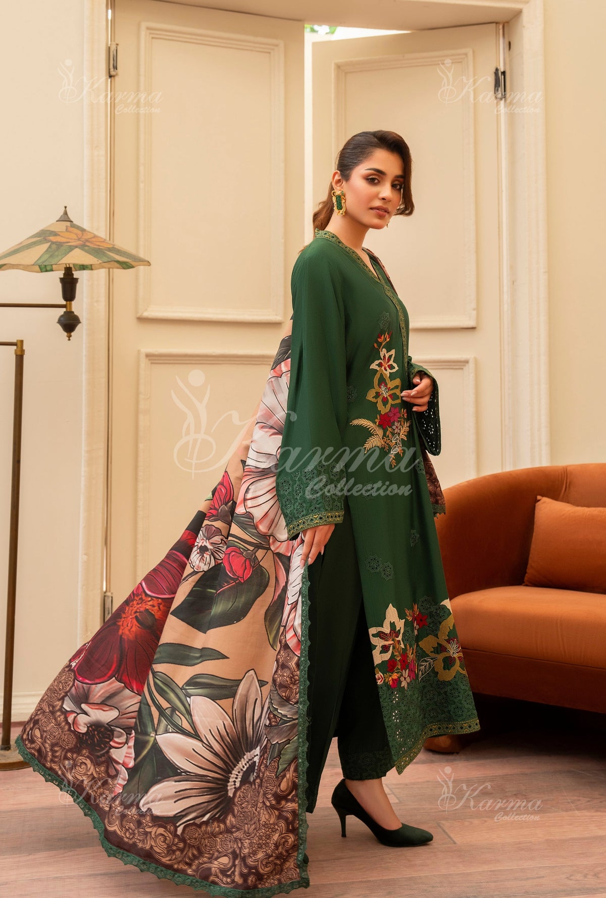 Karma Collection Winter 2024 Aangan II KC -1407 | VIRIDIS