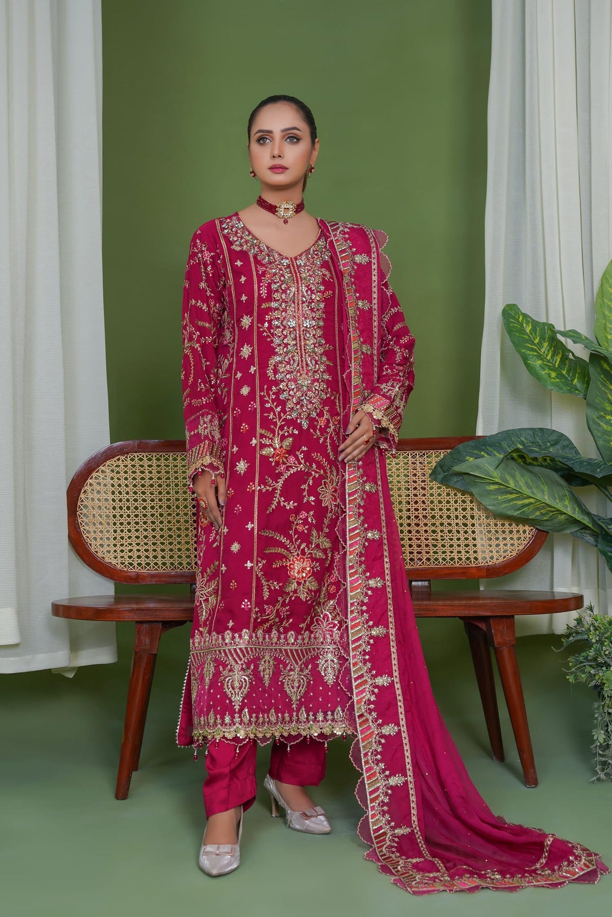 Maria b chiffon 2024 Inspired | SL-3360
