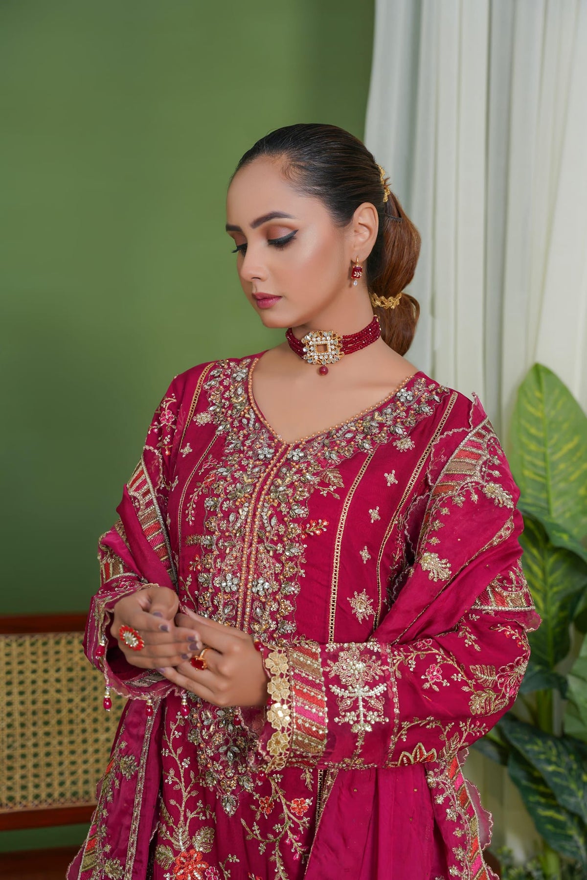 Maria b chiffon 2024 Inspired | SL-3360