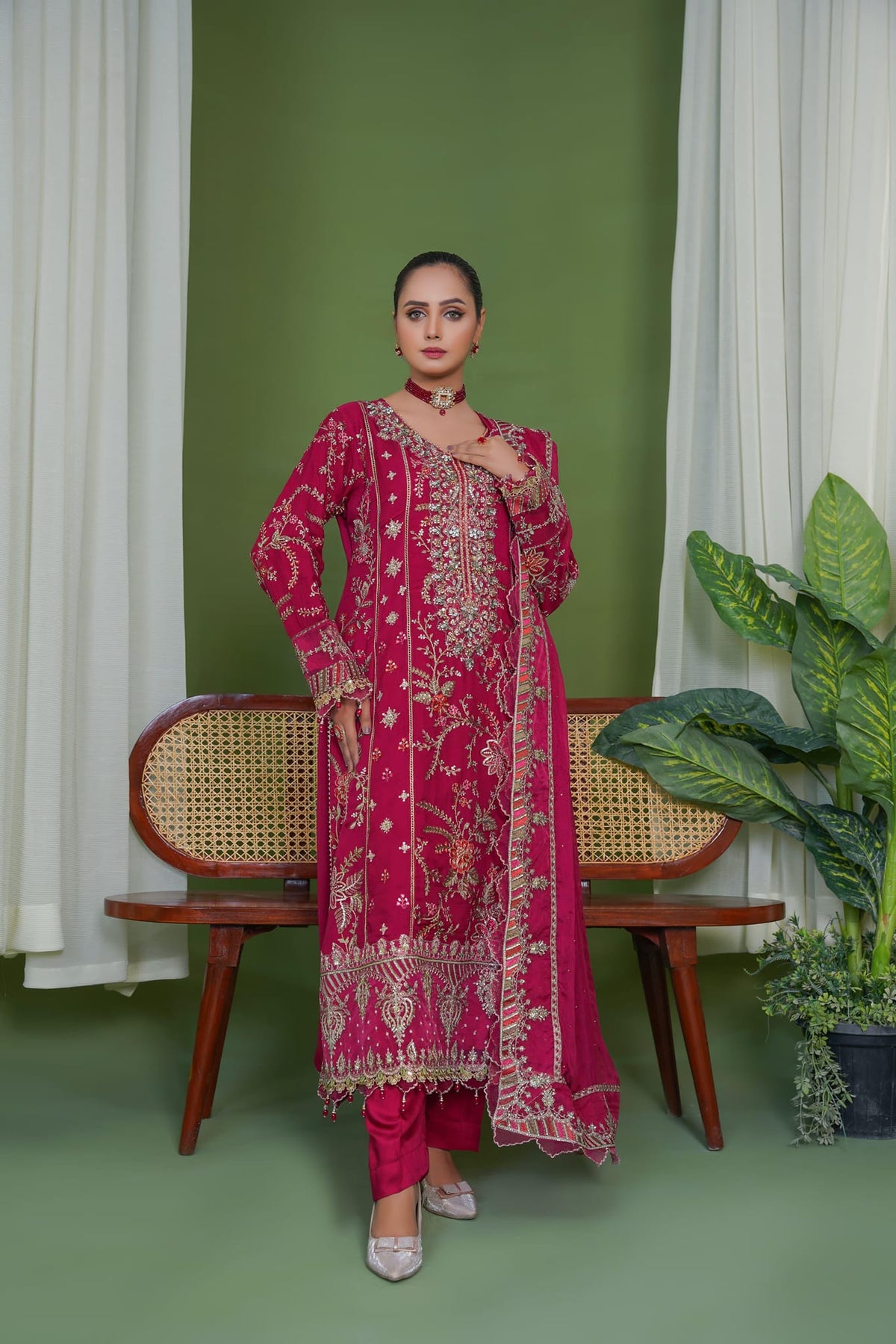 Maria b chiffon 2024 Inspired | SL-3360