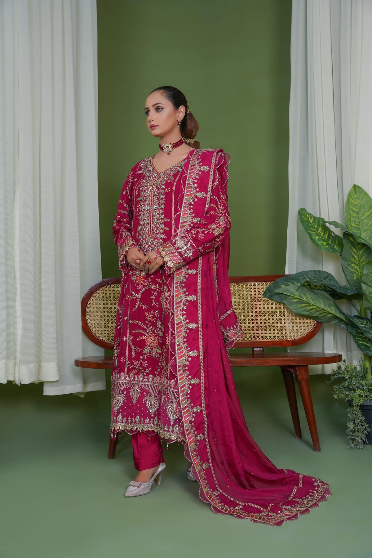 Maria b chiffon 2024 Inspired | SL-3360