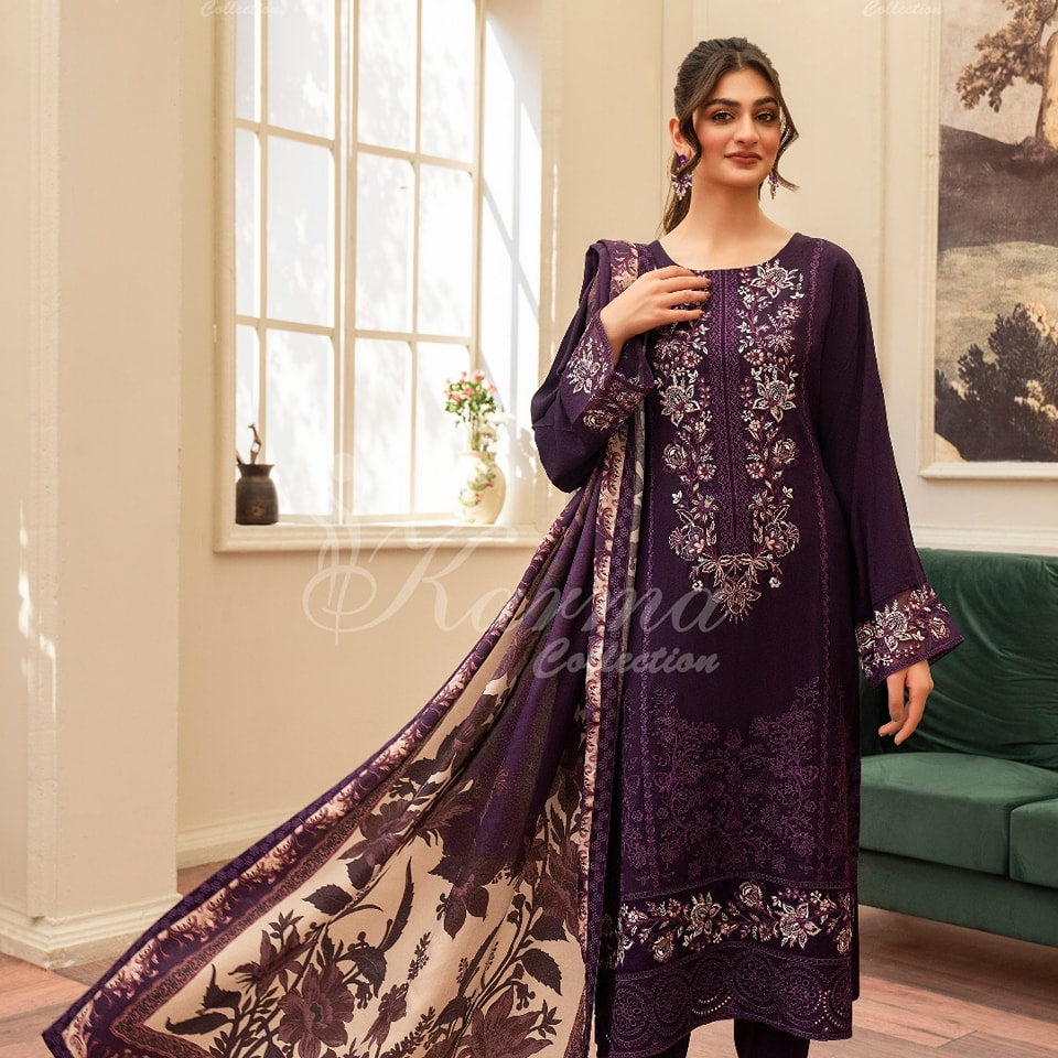 Karma Collection Winter 2024 Aangan II KC-1405 | G R A P E