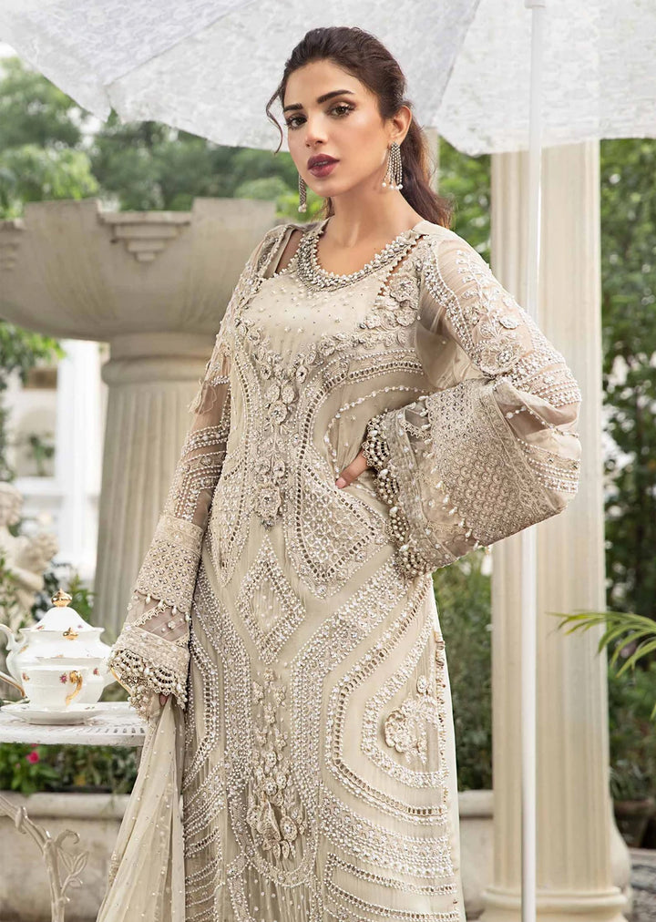 MPC-24-104 - Stitched - Maria B Embroidered Chiffon 2024