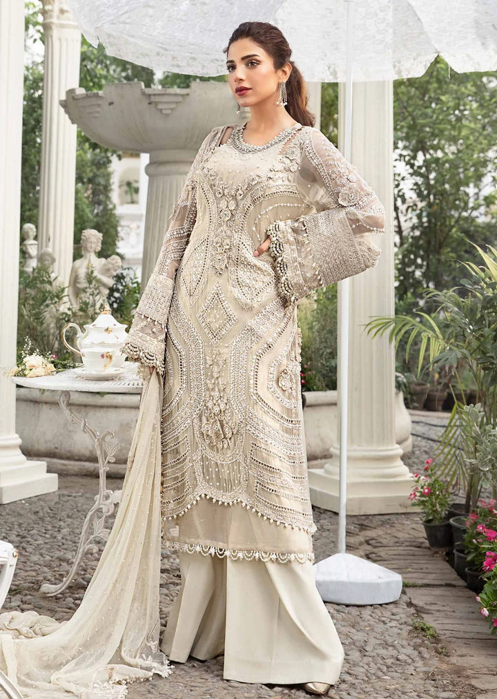 MPC-24-104 - Stitched - Maria B Embroidered Chiffon 2024