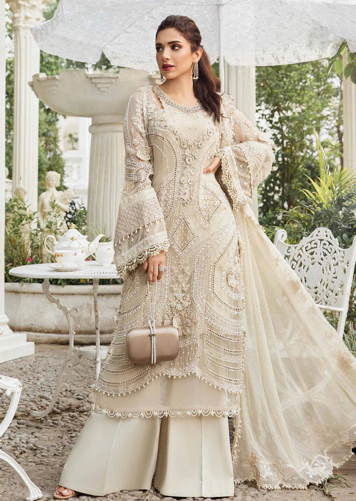 MPC-24-104 - Stitched - Maria B Embroidered Chiffon 2024