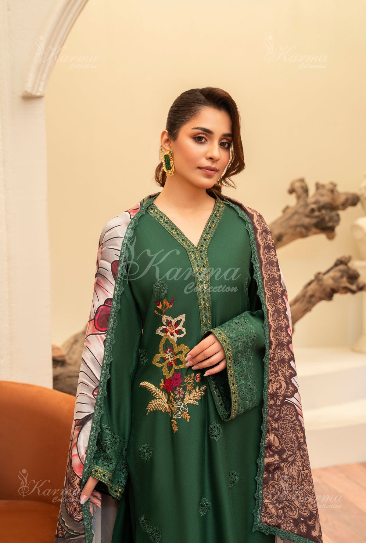 Karma Collection Winter 2024 Aangan II KC -1407 | VIRIDIS